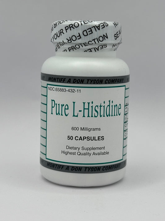 Pure L Histidine, 50 Capsules