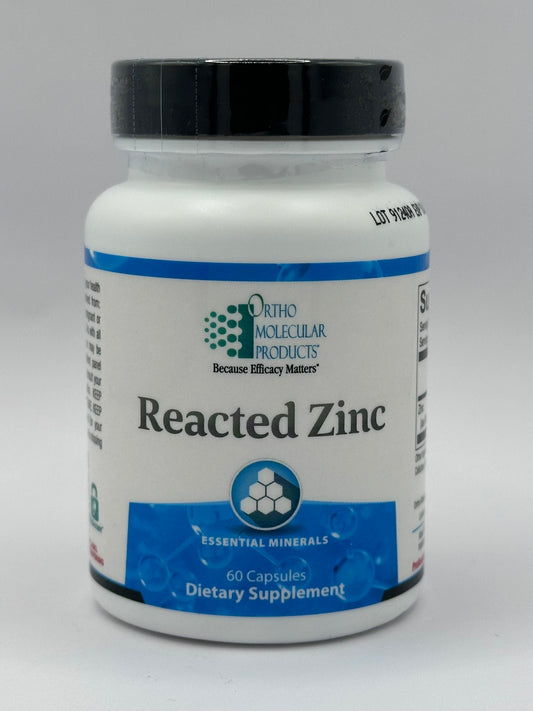 Reacted Zinc, 60 Capsules